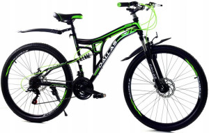 Rower Górski 26 ROCKY 1.0 Shimano 2x tarcze - MTB dla wymagających