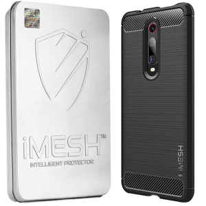 Etui Do Xiaomi Mi9t / Mi 9t Imesh Carbon +szkło 5d