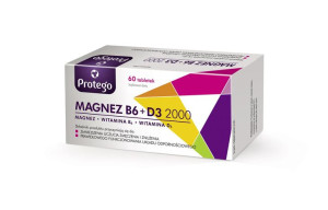 Protego Magnez B6+D3 2000 tabletki 60 tabl.
