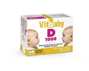 VITBABY D 1000 kapsułki twist-off 30 kaps.