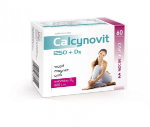 CALCYNOVIT 1250+D3 tabletki powlekane 60 tabl.