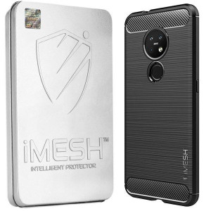 Etui Do Nokia 7.2 Pokrowiec Imesh Carbon +szkło 5d