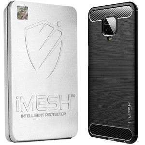 Etui Do Xiaomi Redmi Note 9s Imesh Carbon + Szkło