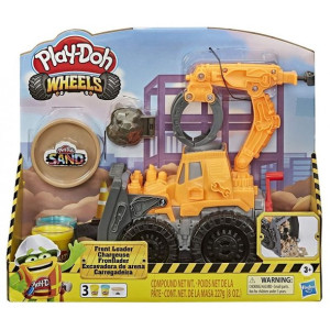Play Doh - Koparko-ładowarka + Piasek Kinetyczny - E9226