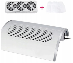 Mocny Pochłaniacz Pyłu 3 Wiatraki + Worki Manicure