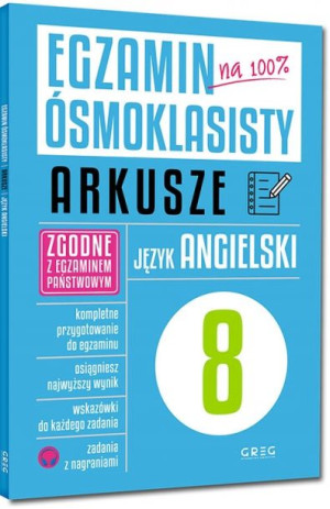 Egzamin ósmoklasisty - arkusze - język angielski