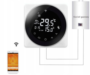 Wifi Czujnik Temperatury Pokojowej Termostat Gazu