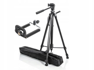 Statyw fotograficzny 146cm z uchwytem do telefonu