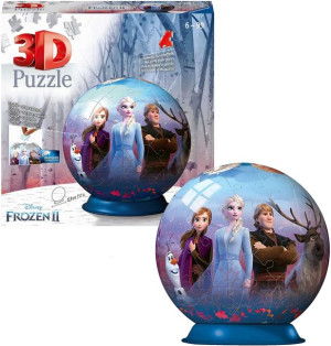 Frozen II Puzzle 3D Kula Kraina Lodu II