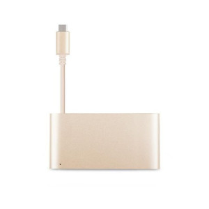 Moshi USB-C Multiport Adapter - Aluminiowy hub 3-w-1 USB-C/Thunderbolt 3 (S