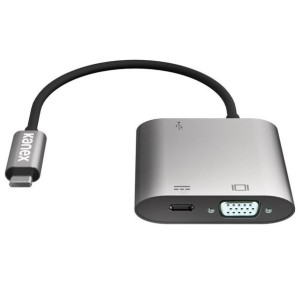 Kanex USB-C VGA Adapter with Power Delivery - Adapter z USB-C na USB 1,5 A,