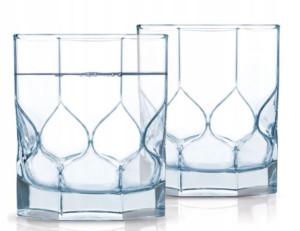 6 Szklanek Niskich Szklanki Szklanka 6Szt. 300 Ml Octime Diamond 33091