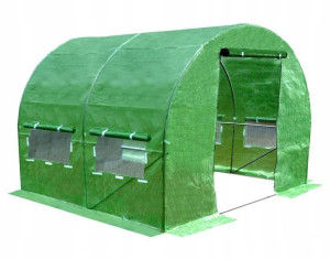 Tunel Ogrodowy Szklarnia Foliowy Folia 2x2m Okna