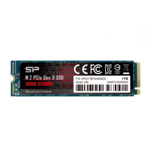 Dysk SSD Silicon Power A80 1TB M.2 PCIe NVMe Gen3x4 TLC 3400/3000 MB/s (SP0