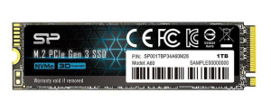 Dysk SSD Silicon Power A60 1TB M.2 PCIe NVMe Gen3x4 TLC 2200/1600 MB/s (SP0