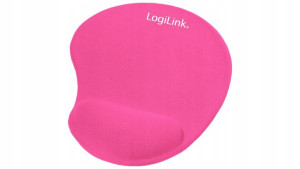 LogiLink Podkładka żelowa nadgarstek różowa mysz