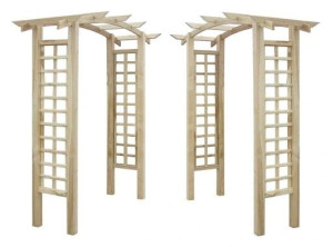 Pergola Pergole Drewniana Łukowa Kwietnik Krata Gw