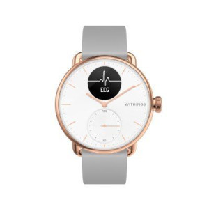 Withings Scanwatch - zegarek z funkcją EKG, pomiarem pulsu i SPO2 oraz mier
