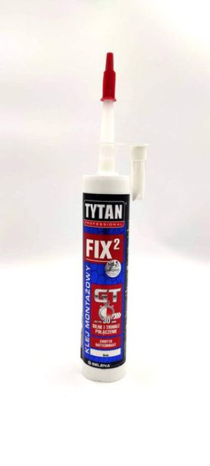 Tytan Prof. Fix 2 Klej Montażowy High Tack Gt 290ml, Biały