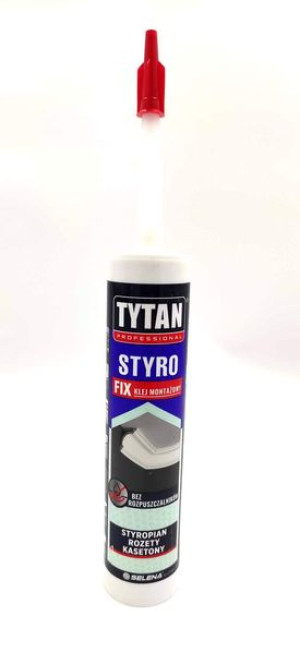 TYTAN PROFESSIONAL STYRO  FIX klej montażowy do styropianu  290ml biały