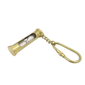 Brelok mosiężny - mini klepsydra KR25