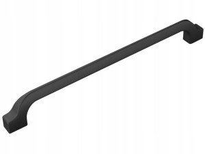 Uchwyt meblowy loft czarny mat L-128 mm