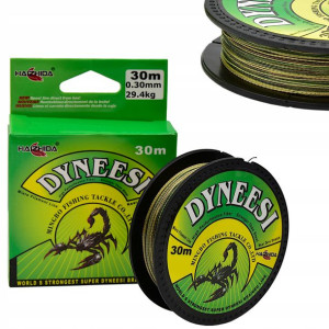 Dyneesi Plecionka na Przypon 0,30 mm KOLOROWA 30 m