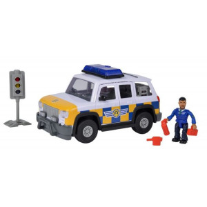 Strażak Sam - Jeep Policyjny Z Figurką Malcolma - Simba - 925-1096