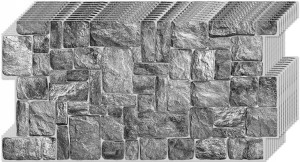 Ścienne Panele szary łupek 3D PCV Silver Stone 10x