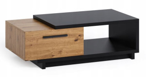 Stolik kawowy szuflada dąb artisan VERRU