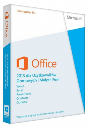 Microsoft MS Office 2013 Home and Business BOX PKC 1 PC / licencja wieczyst