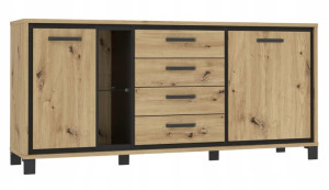 Komoda nowoczesna dąb artisan TRONDHEIM