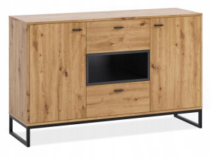 Komoda z szufladami dąb artisan PERLA