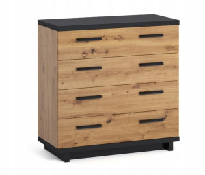 Komoda z szufladami dąb artisan VERRU