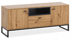 Szafka RTV dąb artisan PERLA