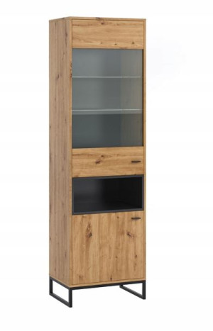 Witryna dąb artisan PERLA