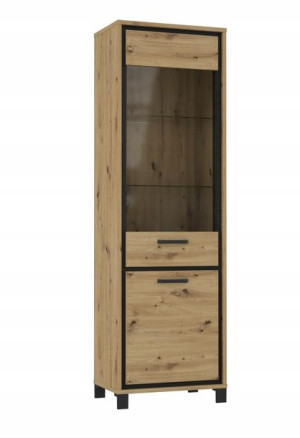 Witryna nowoczesna dąb artisan TRONDHEIM