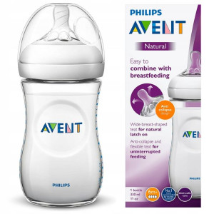 Butelka Avent Natural 330 Ml Smoczek Antykolkowa