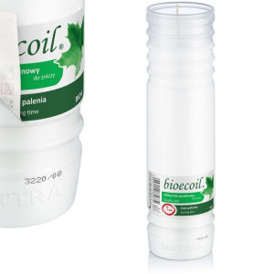 24cm Wkład parafinowy do zniczy bioecoil 7dni BIO7