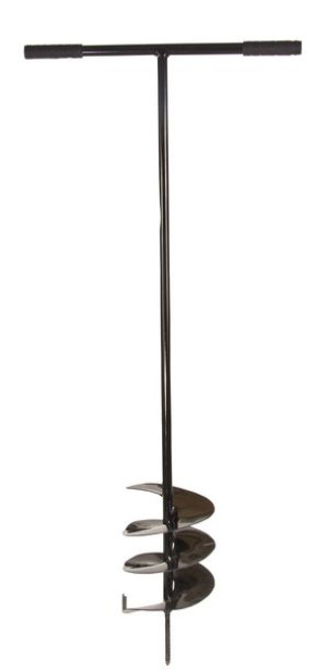 Świder 90mm zielony uchwyty ergonomiczne plastikowe