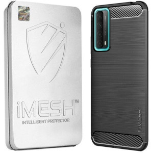 Etui Do Huawei P Smart 2021 Pokrowiec Imesh Carbon