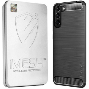 Etui Do Samsung Galaxy S21 Imesh Carbon + Szkło 5d