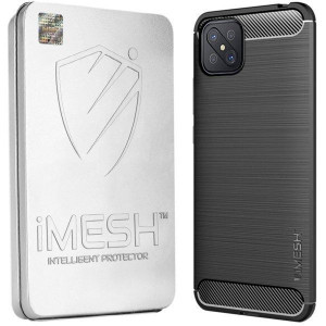 Etui Do Oppo Reno 4 Z 5g Case Imesh Carbon + Szkło