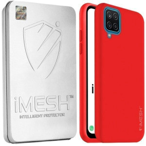 Etui Do Samsung Galaxy A12 Imesh Silk + Szkło 5d