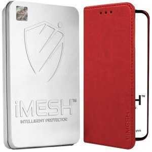 Etui Do Iphone 12 Pro Max Imesh Leather + Szkło 5d
