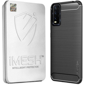 Etui Do Vivo Y20s Pokrowiec Obudowa Imesh Carbon