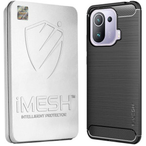 Etui Do Xiaomi Mi 11 Pro Imesh Carbon + Szkło 5d