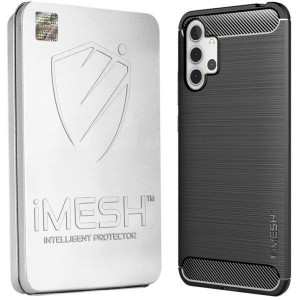 Etui Do Samsung Galaxy A32 4g Imesh Carbon + Szkło