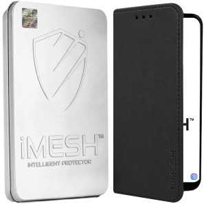 Etui Do Samsung Galaxy A03s Imesh Leather + Szkło
