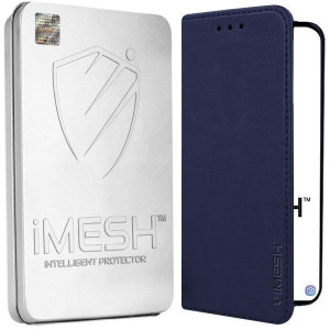 Etui Do Sam Galaxy S21 Ultra Imesh Leather + Szkło